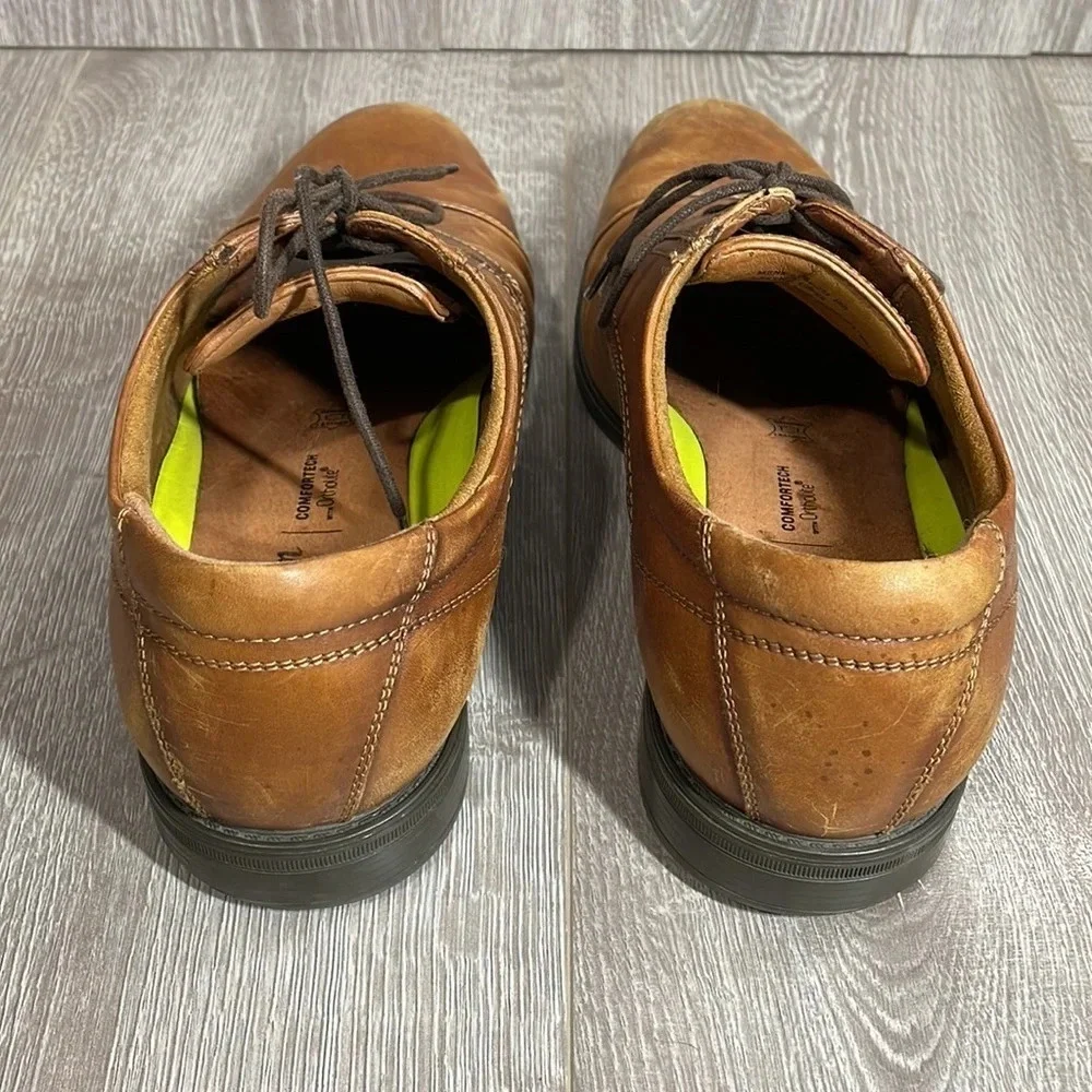 Florsheim Finance Cap Toe Oxfords Cognac 10D